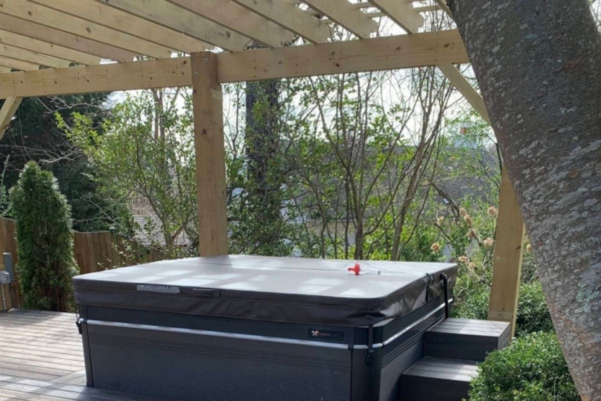 Louvered pergolas