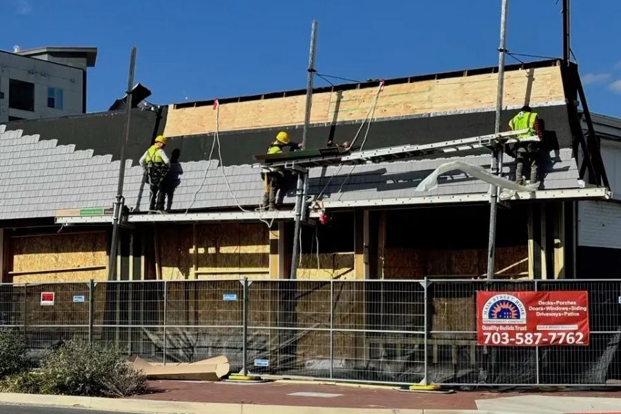 Commercial construction project