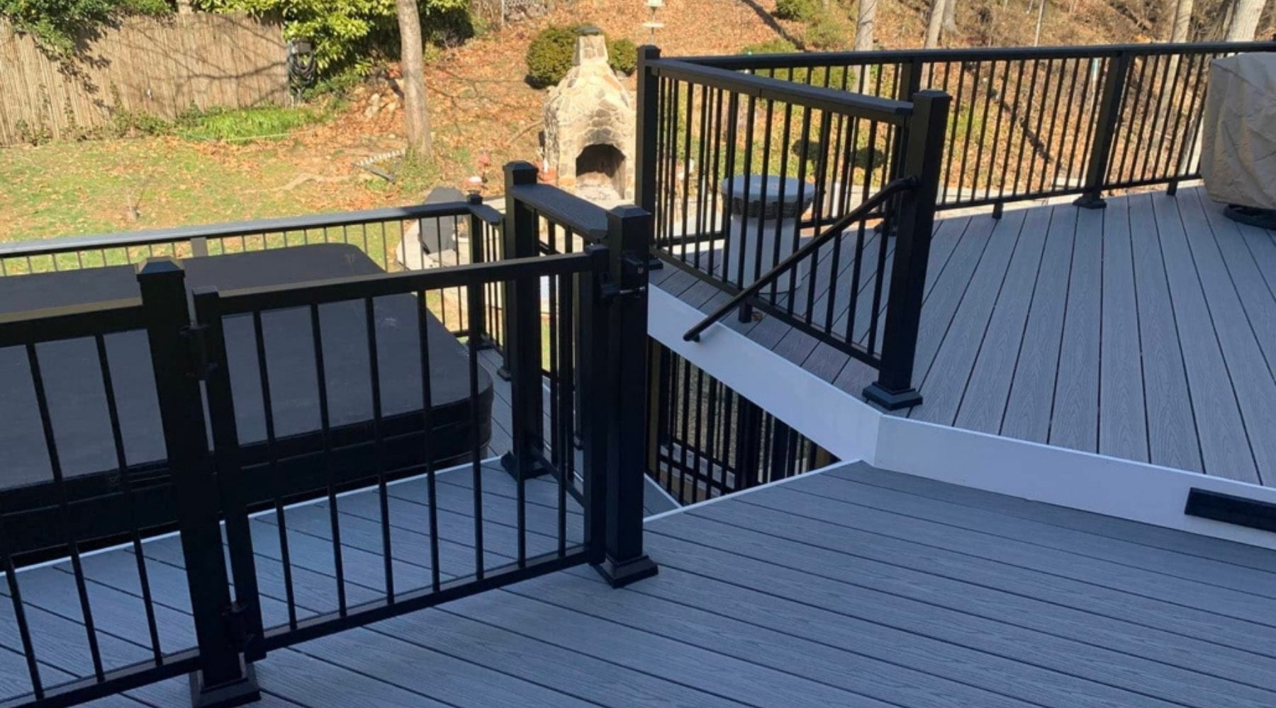 Custom deck built by Main Street Home Improvement